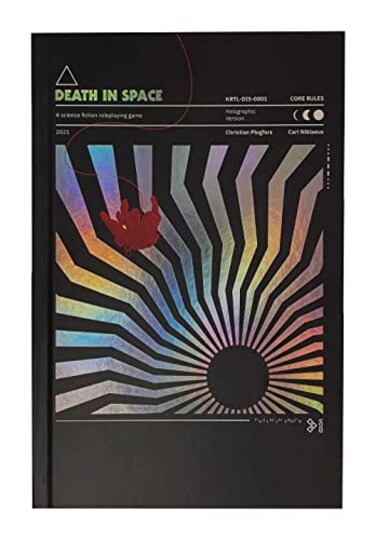 Free League Publishing Death in Space RPG Hardcover Book Future Space Role Playing Game Multicolor