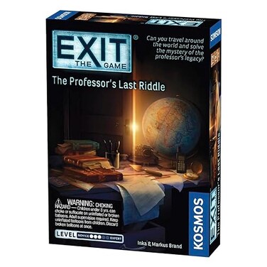 ThamesKosmos EXIT The Professors Last Riddle Escape Room Brainteasers Mystery Solving Treasure Hunt Kosmos Game atHome Escape Room