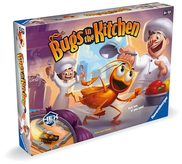 Ravensburger Bugs in the Kitchen 2024 Enthralling Family Board Game Ideal for Kids and Adults Aged 5 and Up Offers Great Replay Value Designed for 24 Players