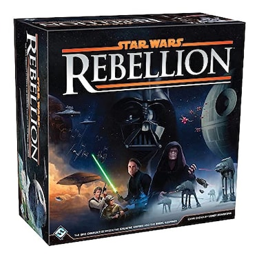 Asmodee Star Wars Rebellion Board Game Epic Galactic Empire vs Rebel Alliance Conflict Tabletop Miniatures Strategy Game for Adults Ages 14 24 Players 3 Hour Playtime