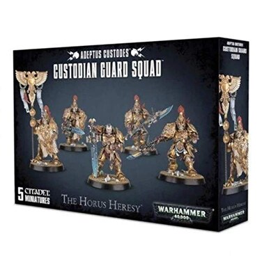 Games Workshop 99120108006 Adeptus Custodes Custodian Guard Miniature GameBlack