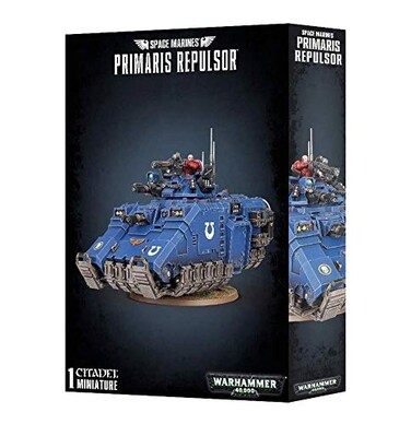 Games Workshop 99120101192 Space Marines Primaris Repulsor Plastic Kit Black