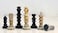 StonKraft Natural Stone Chess Pieces Chessmen Chess Coins 3 King Chess Accessories Board Games 3 White Brown