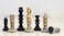 StonKraft Natural Stone Chess Pieces Chessmen Chess Coins 3 King Chess Accessories Board Games 3 White Brown