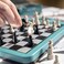 SCS Direct Electronic Chess Set for Kids Adults Grandmaster Game w Smart Computer Teaching Coach 100 Preset Lessons Beginner to Expert 12 Modes 30 Skill Levels Why Button 8 Bonus Games Inc Checkers