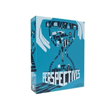 Asmodee Perspectives Blue Box Mystery Game Cooperative Storytelling Game Collaborative Detective Game for Kids Adults Ages 12 26 Players 90 Minute Playtime Made by Space Cowboys