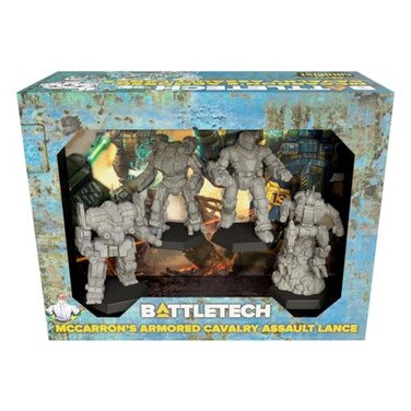 Catalyst Game Labs Battletech Miniature ForcePack McCarrons Armored Cavalry Assault Lance Miniatures Game
