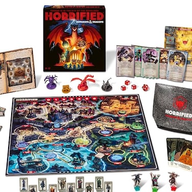 Ravensburger Horrified Games Dungeons Dragons Strategy Board Game Boost Critical Thinking Teamwork Cooperative Gameplay Unique Monster Challenges 1 to 5 Players Adults Kids 10