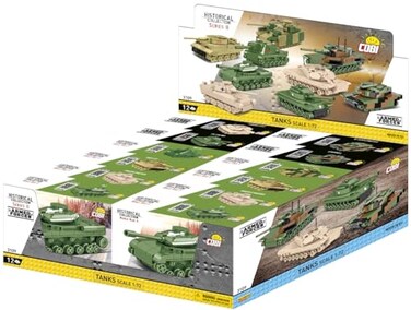 COBI Armed Forces CDU 12 Tanks Scale 172 Series II Building Set 1669 Pieces
