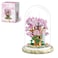 Insgen Cherry Blossom Bonsai Tree House Building Flowers Set for Adults 1382 Pcs MicroParticle Ideas Sakura Tree Building Blocks Complete with String Lights Dust Cover and Wooden Base