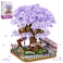 NEWABWN Cherry Blossom Bonsai Tree Mini Micro Building Set Japanese Sakura Tree House Model Sets for Adults Flowers House Mini Bricks Building Kit Creative Gift Toys for Teens 14 2200PCS