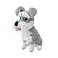 BDYDT Dog Schnauzer Micro Building Blocks Set 2817 Pieces Gift for Adults and Kids