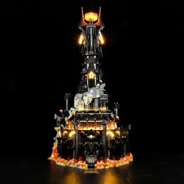 BRIKSMAX Light Kit for Lego10333 Baraddur Compatible with Lego Icons LOTR Building Set Not Include Lego Set