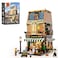 Funwhole BookCafe Lighting BuildingBricks Set City Town Coffee House LED Light Modular Construction Building Model Sets 1718 Pcs for Adults and Teen