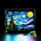 BrickBling Light Kit Compatible with Lego 21333 Vincent Van Gogh The Starry Night Bricks Not Included DIY Lighting Compatible with Lego Starry Night Remote Control Version