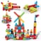 PicassoTiles 116pc Hedgehog Building Blocks Construction Toy Set with Interlocking Tiles Idea Book 4 Action Figure Characters and Decorative Eyes STEM Educational Playset for Kids Ages 3 Plus PTB116