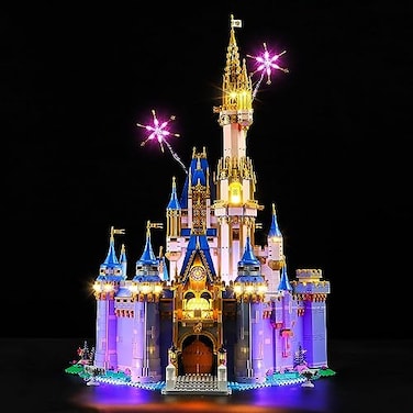 GEAMENT 2023 Version LED Light Kit Compatible with Lego 2023 Disney Castle 43222 Model Set Not Included
