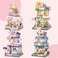 MEIEST 4 Mini City Shop Street View Building Blocks Model SetSimulation Architecture Collection Particle Construction Building Bricks ToyHome Decoration
