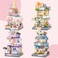 MEIEST 4 Mini City Shop Street View Building Blocks Model SetSimulation Architecture Collection Particle Construction Building Bricks ToyHome Decoration