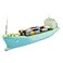 INQUWAN DIY Racing Boats Container Vessel Battery Powered Ship Model Educational Toys Children Gifts