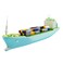 INQUWAN DIY Racing Boats Container Vessel Battery Powered Ship Model Educational Toys Children Gifts