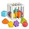Aprilwolf Montessori Toys for 1 Year Old Cube 6 Sensory Shape Blocks Baby Toys 1218 Months Developmental Infant Birthday Gifts for Learning Toddler Age 1 2 3