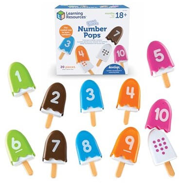 Learning Resources Smart Snacks Number Pops Sorting Toys Stacking Montessori Classroom Must Haves Math Manipulatives Matching Games Fine Motor Preschool Speech Therapy