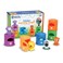 Learning Resources Peekaboo Learning Jungle Toddler 10 Pieces Ages 18 Months Toddler Montessori Toys Stacking Shape Sorting and Matching Skill Educational Games