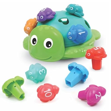 Learning Resources Seymour the Counting Shapes Sea Turtle Toddler Learning Activities Shape Sorter Toddler Toy Stacking Toys Occupational Therapy Fine Motor Games