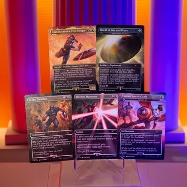 Magic: The Gathering Magic the Gathering Secret Lair x Marvels Captain America NonFoil Edition