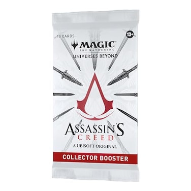 Magic: The Gathering Magic The Gathering Assassins Creed Collector Booster 10 Cards in Each Pack Collectible Trading Card Game for Ages 13