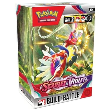 Pok&Atilde;&copy;mon Pokemon TCG Scarlet and Violet Build and Battle Box 4 Packs Promos