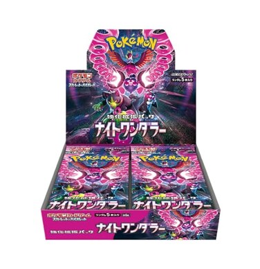 Pok&Atilde;&copy;mon Pokemon Card Game Scarlet Violet Enhancement Expansion Pack Night Wanderer Booster Box Japanese 30 Packs