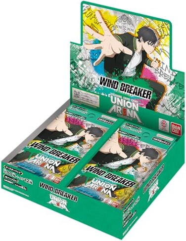 BANDAI Union Arena Booster Pack Wind Breaker UA38BT Box 16 Packs
