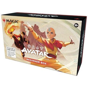 Magic: The Gathering Magic The Gathering Avatar The Last Airbender Beginner Box 2Player Card Game Includes 2 Tutorial Decks 8 Themed HalfDecks 2 Playboards 2 Spindowns and More