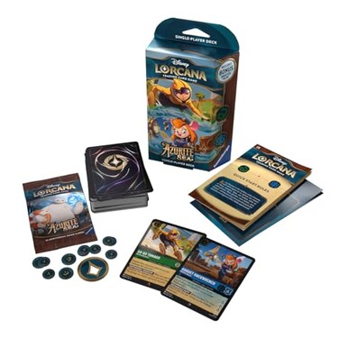 Ravensburger Disney Lorcana TCG Azurite Sea Emerald Sapphire SinglePlayer Deck Engaging Gameplay Over 200 Original Disney Artworks Ideal for Ages 8