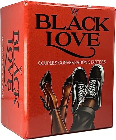 Black Owned Black Love Couple Games Tabletop Game for Date Night 100 Conversation Cards for Couples
