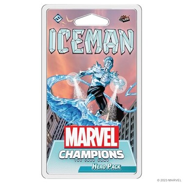 Asmodee Marvel Champions The Card Game Iceman Hero Pack Superhero Strategy Game Cooperative Game for Kids and Adults Ages 14 14 Players 4590 Minute Playtime Made by Fantasy Flight Games