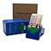 perixir Bridge Bidding Boxes Set of 4Premium Bridge Kit Bid Buddyfor Bridge Player Beginner Bridge ClubFamily Cards NightNavy Blue