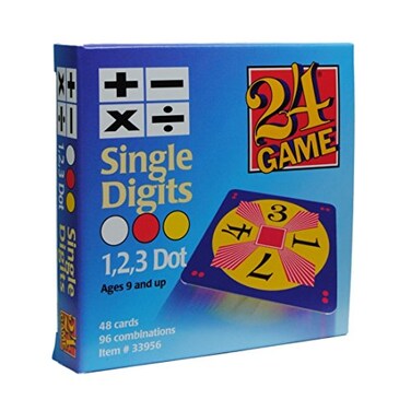 EDU-TOYS 24 Game 48 Card Deck Single Digit Cards Math Game