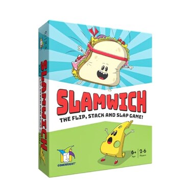 Gamewright Slamwich A Fast Flipping Card Game for Kids Ages 6 and Up Great for Family Game Night
