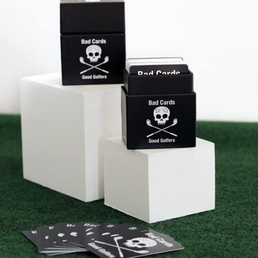 Bad Cards Fore Good Golfers Interactive Golf Card Game More Fun and Exciting Intensify Golf Game with Friends for Good and Bad Golfers 107 Playing Cards