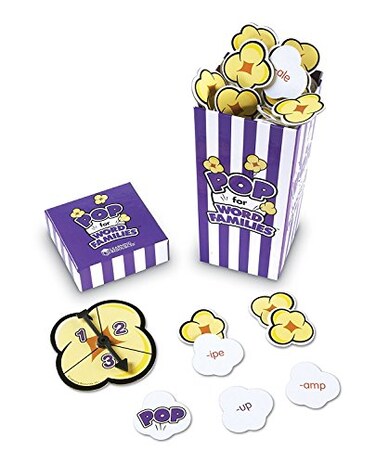 Learning Resources POP for Word Families Game Word Families Vocabulary and Rhyming For 24 players Ages 6