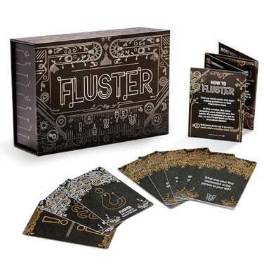FLUSTER Creations Ice Breakers and Deep Conversation Cards for Adults 120 Cards Conversation Starter Social Card Game Ages 14 26 Players
