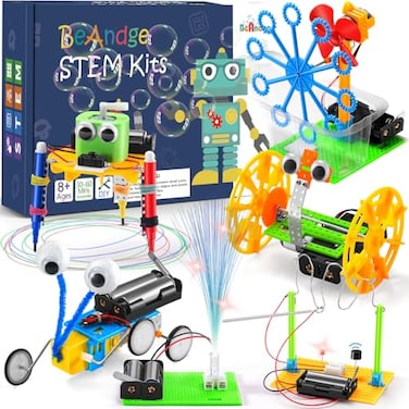 BeAndge STEM Kits for Kids Age 68 810 Boy Gifts for 6 7 8 Year Old Boys Birthday Gift STEM Toys for Age 813 Science Kits for Kids 57 812 Robotics Experiment Engineering Robot Building Crafts