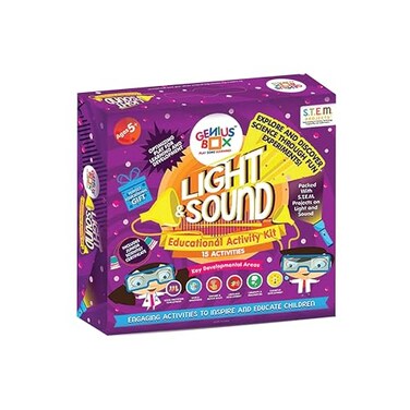 Genius Box - Play some Learning Genius Box Learning STEM Toy for 5 Year Age Light and Sound DIYActivity Kit Learning Kit Educational Kit