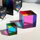 CMY Cubes Original 50mm Cyan Magenta Yellow Cube Optical Color Cube Teaches Subtractive Color Mixing for Ages 15 Educational Scientific Physics Kinetic Art Desk Object STEAM