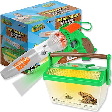 Nature Bound Bug Catcher Vacuum with Light Up Critter Habitat Case EcoFriendly Outdoor Toys for Kids Includes Vacuum and Cage Bug Vacuum for Kids Toy Bug Catcher Vacuum
