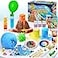UNGLINGA 50 Science Lab Experiments Kit for Kids STEM Activities Educational Scientist Toys Gifts for Boys Girls Chemistry Set Gemstone Volcano Eruption