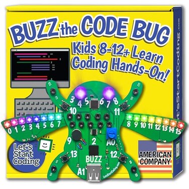 Let's Start Coding Buzz The Code Bug Coding STEM Toy for Kids 812 from Lets Start Coding Designed in The USA Great Gift for 2026 Kids Code Buzzs Features and Interactions While Learning C